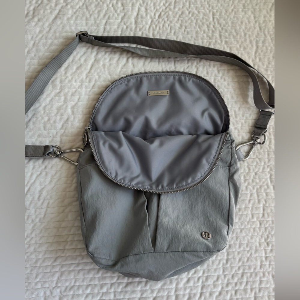 Lululemon Gray All Night Festival Crossbody Bag
